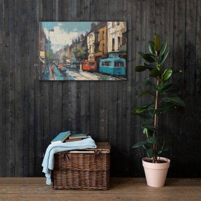 The World in the 70's Print On Canvas